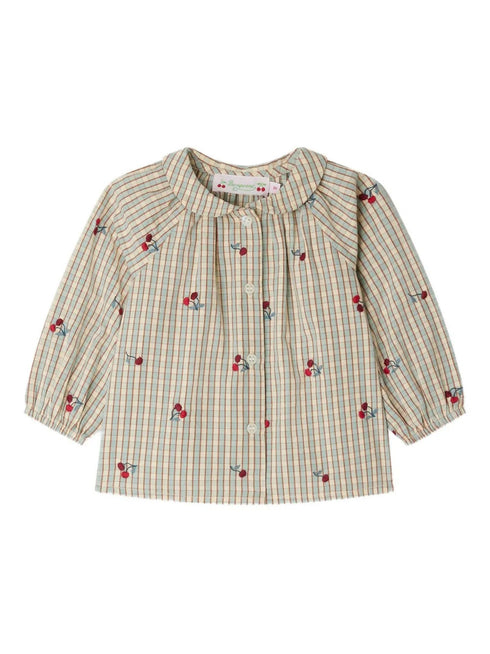 BONPOINT BLOUSE DOMINO